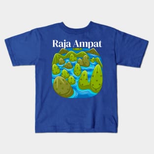 Raja Ampat (Indonesia Travel) Kids T-Shirt